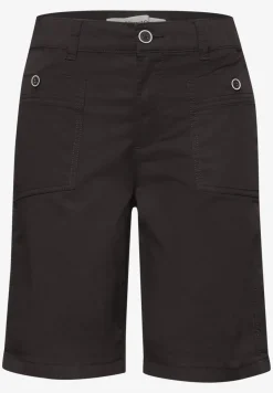 Straight Legs bermuda met omslag