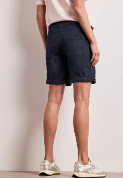 Straight Legs bermuda met omslag