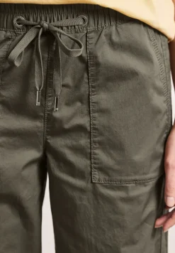 Straight Legs broek in paper touch stof