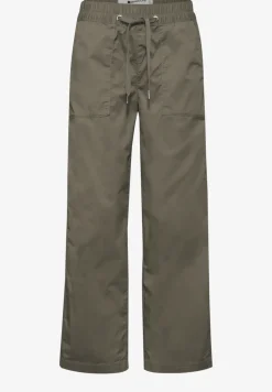 Straight Legs broek in paper touch stof
