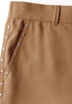 Straight Legs broek met klinknagels