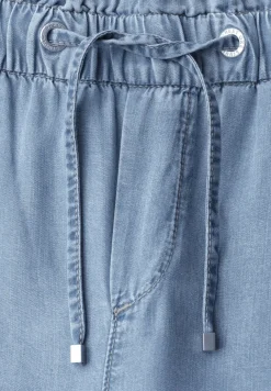 Straight Legs broek met paperbag tailleband