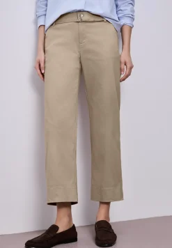 Straight Legs broek met riemdetail