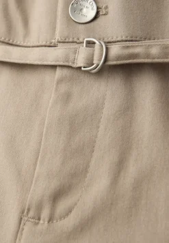 Straight Legs broek met riemdetail