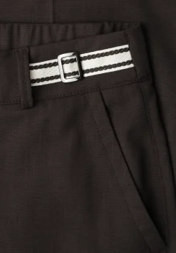 Straight Legs broek met riemdetails
