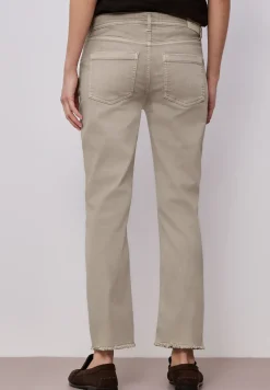 Straight Legs jeans met franje aan de zoom