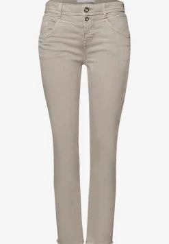 Straight Legs jeans met franje aan de zoom