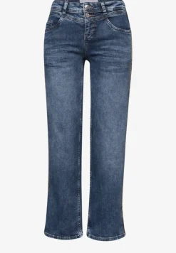 Straight Legs jeans met tape