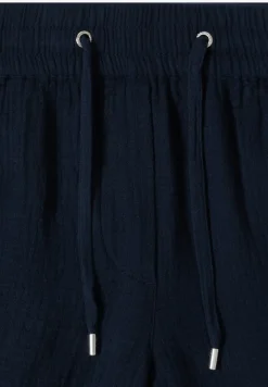 Straight Legs shorts van mousseline