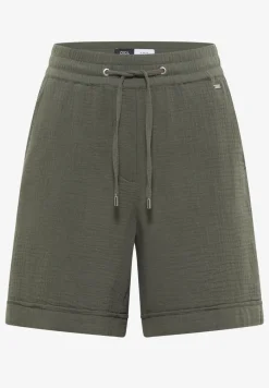 Straight Legs shorts van mousseline