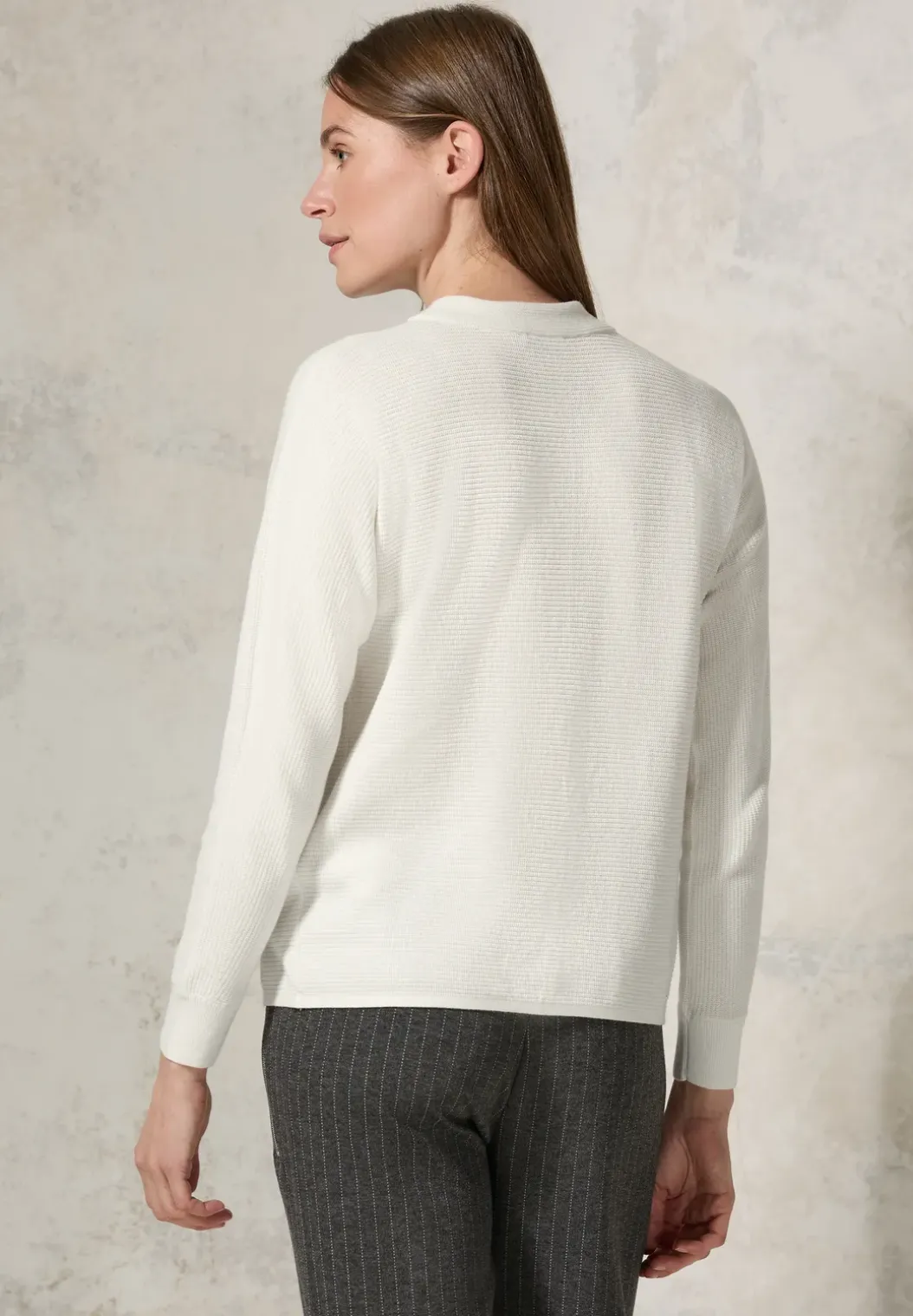 Structuurmix Dolman-trui
