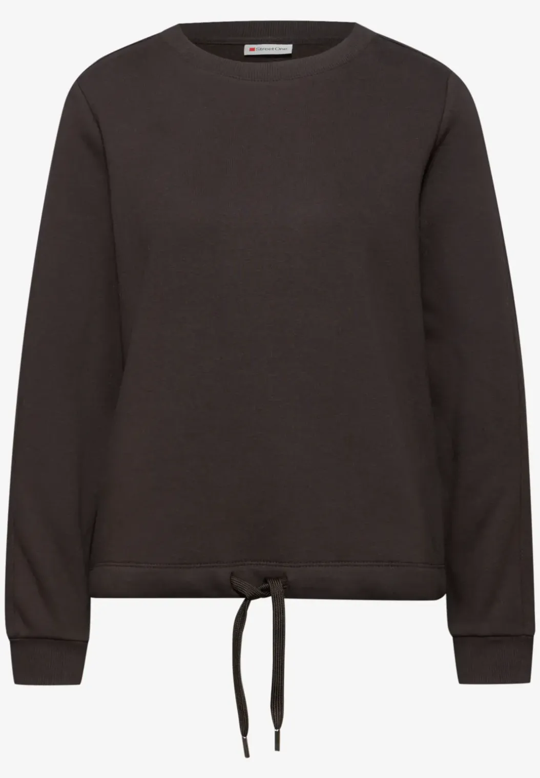 Sweater met geribd detail
