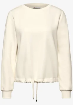 Sweater met geribd detail