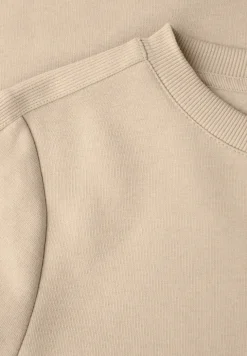 Sweater met geribd detail