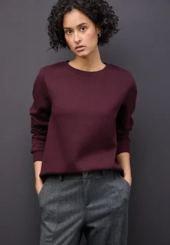 Sweater met geribd detail