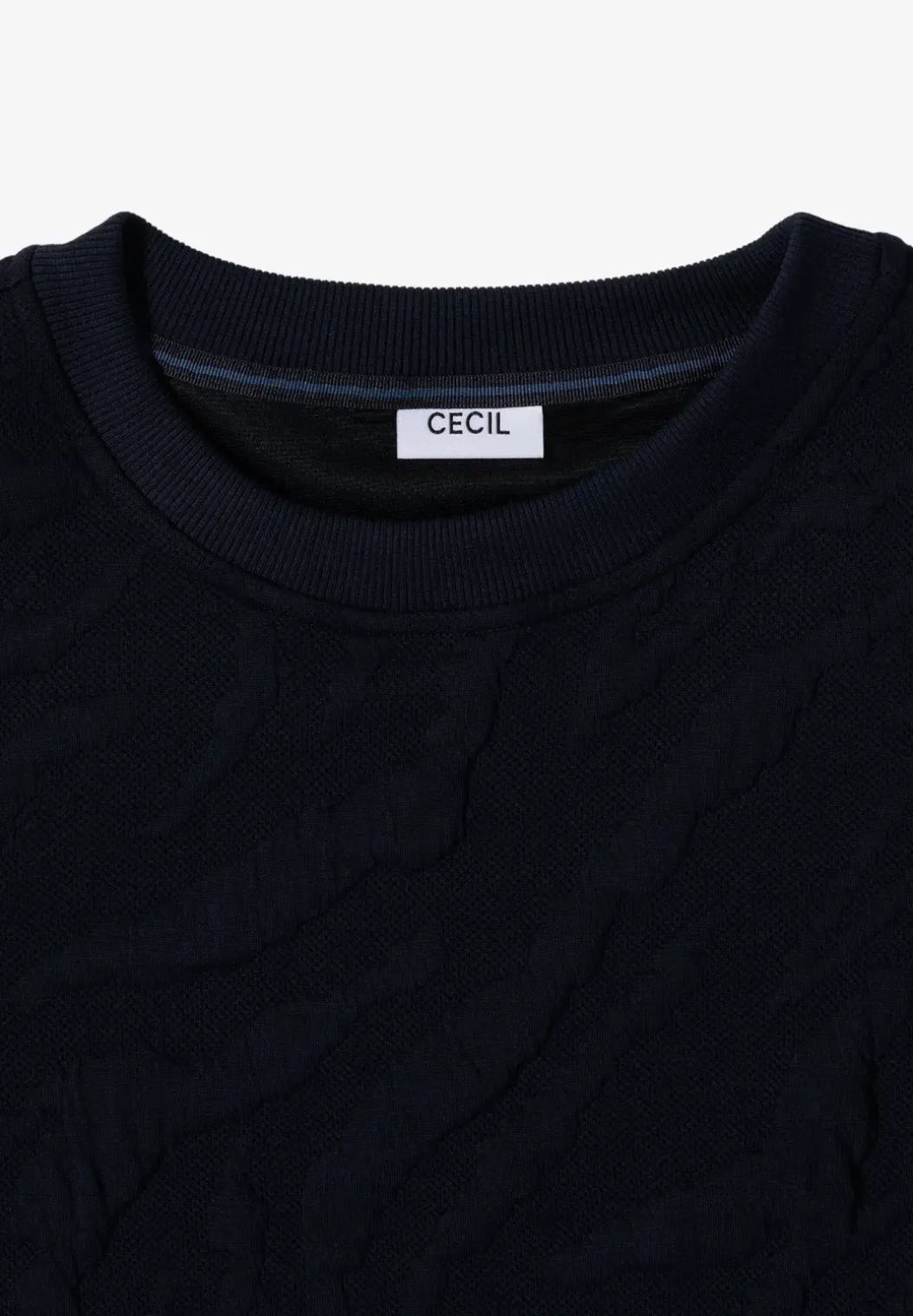 Sweater met gestructureerd patroon