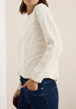 Sweater met gestructureerd patroon