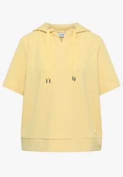 Sweater met korte mouwen en capuchon
