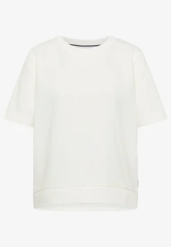 Sweater met korte mouwen en ronde hals