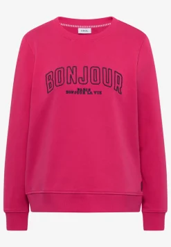 Sweater met lange mouwen en borduursel