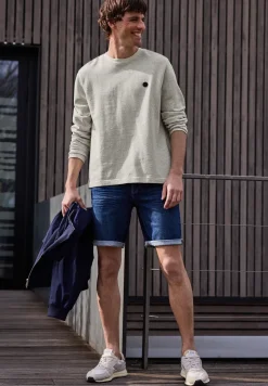 Sweater met ronde hals in een zachte stof