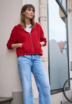 Sweatjack in een kort model
