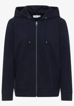 Sweatjack met textuur