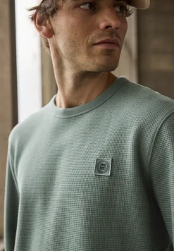 Sweatshirt met 3D-structuur