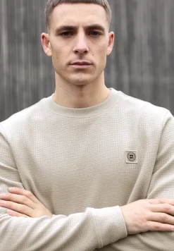 Sweatshirt met 3D-structuur