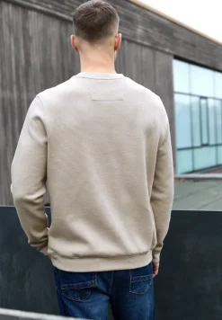 Sweatshirt met 3D-structuur