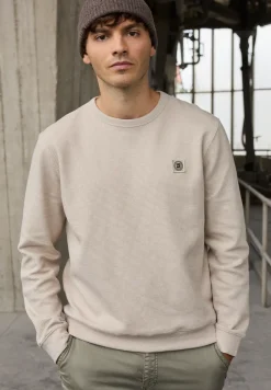 Sweatshirt met 3D-structuur