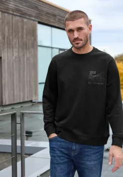 Sweatshirt met gedetailleerde print