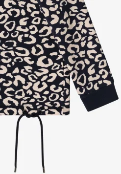 Sweatshirt met leopatroon