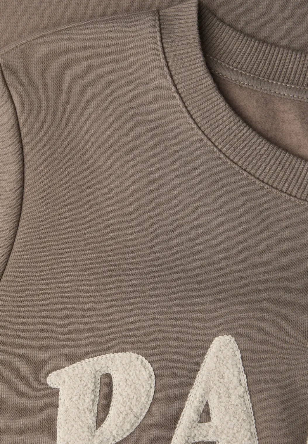 Sweatshirt met tekst