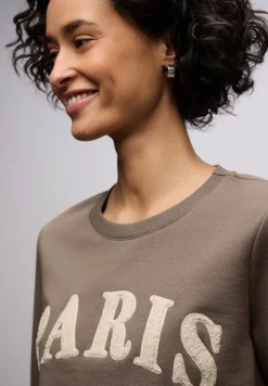 Sweatshirt met tekst