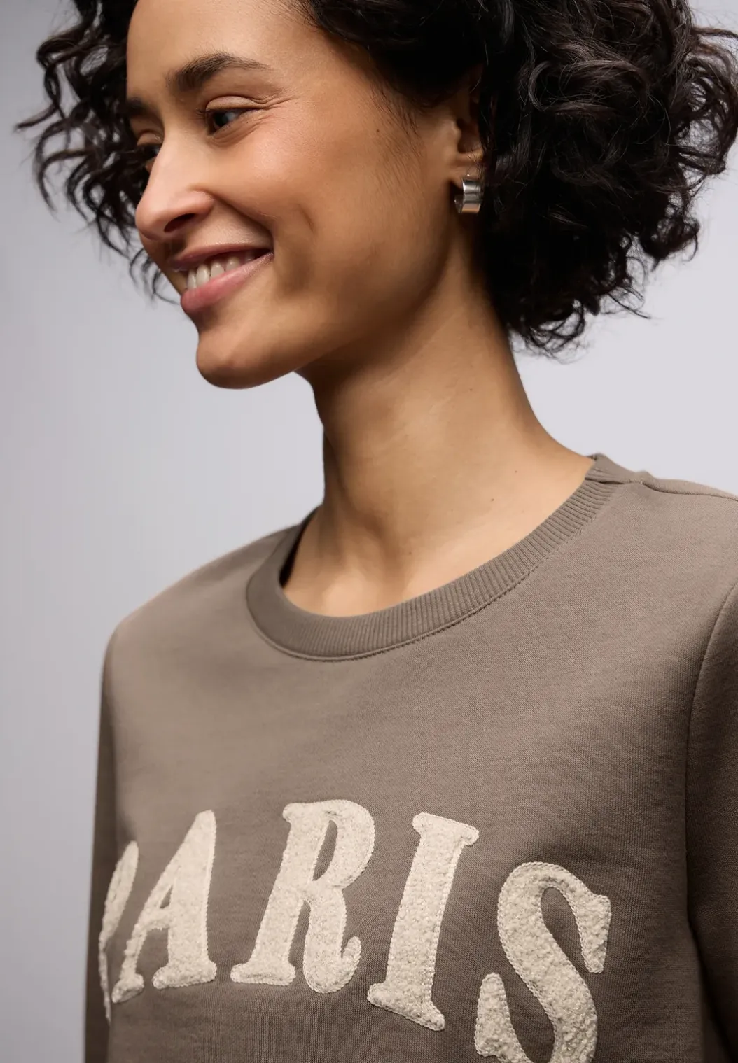 Sweatshirt met tekst