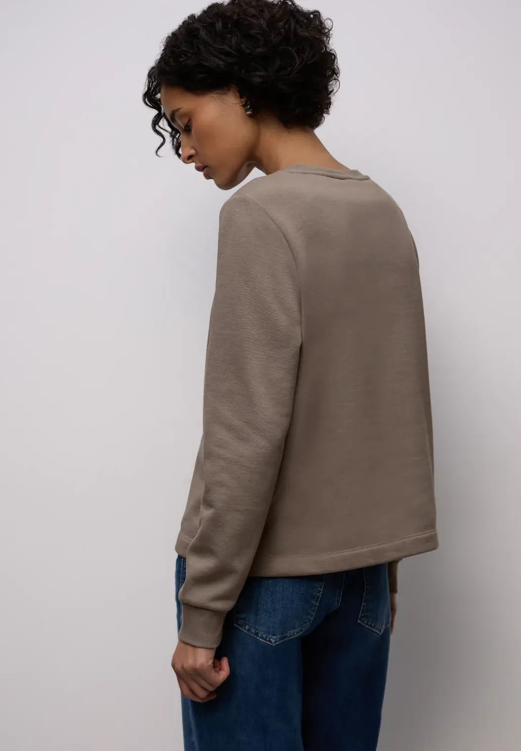 Sweatshirt met tekst