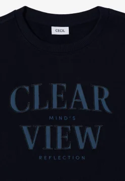 Sweatshirt met tekst