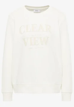 Sweatshirt met tekst
