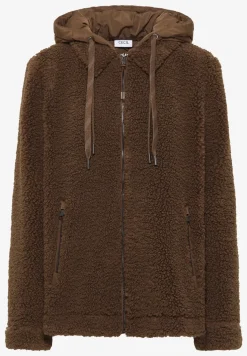 Teddy overshirt met capuchon
