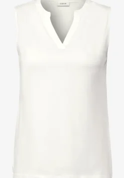 Top met gespleten hals