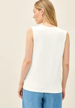 Top met gespleten hals