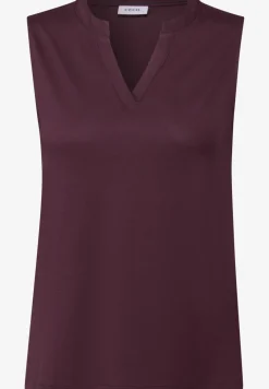 Top met gespleten hals