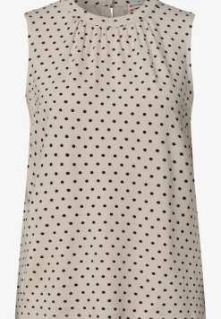 Top met ronde hals en grafische print