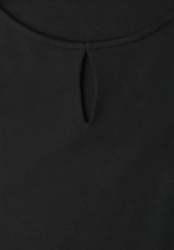 Top met ronde hals en uitgesneden detail