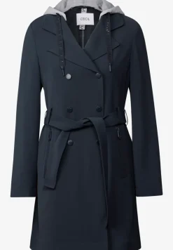 Trenchcoat met capuchon