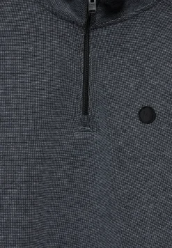 Troyer shirt met lange mouwen