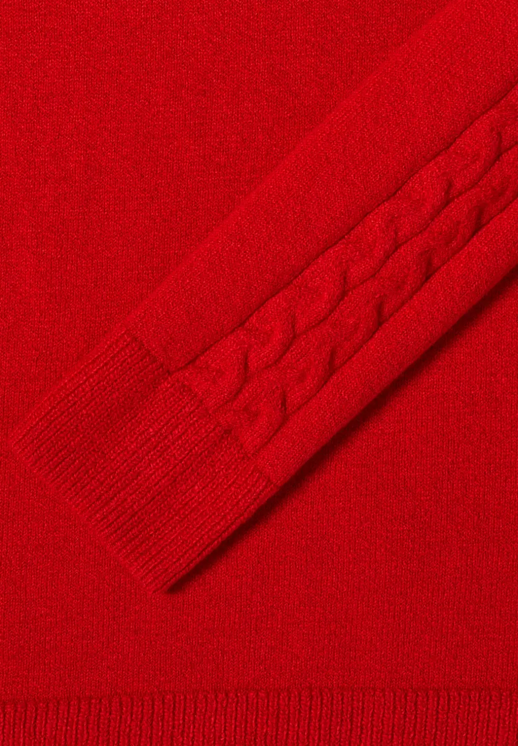 Trui met gebreid detail