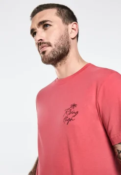 T-shirt met print op de borst