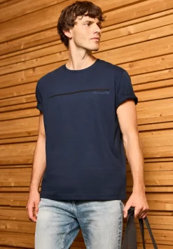 T-shirt met streepmotief